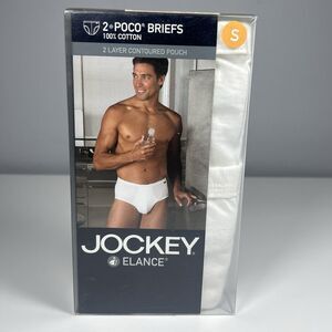 Vintage JOCKEY ELANCE POCO Men's Briefs SMALL 2003 2 Pair Package #1013 NOS NIP